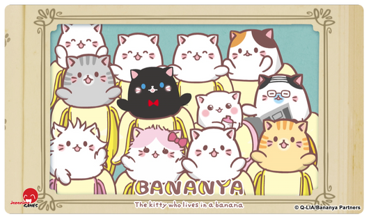 Officially Licensed Bananya Standard Playmat - Bananya Family
