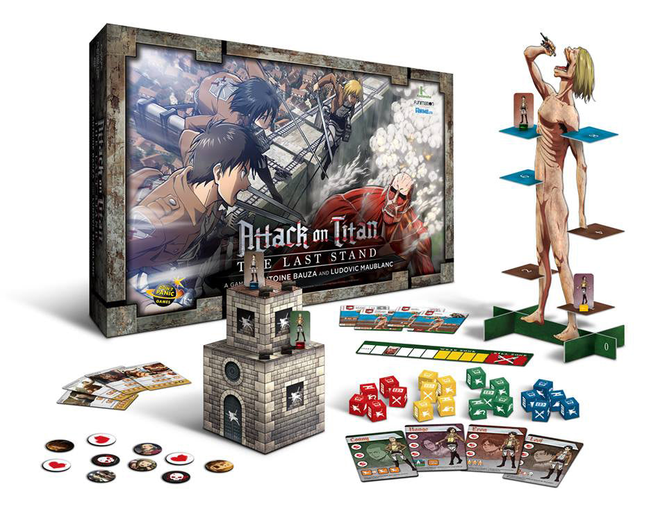 Attack on Titan: The Last Stand Anime Board Game contents